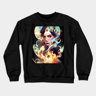 Fire Godess Crewneck Sweatshirt